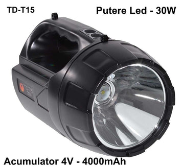 Lanterna T15 cu Led 30W Profesional - Frize