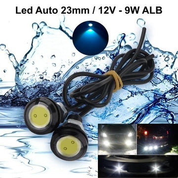 Led Auto 23mm / 12V - 9W / ALB, 2 Buc/Set - Frize