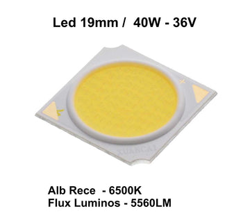 Led Cob 19mm, Putere 40W - Frize