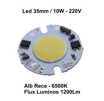 Led Cob 35mm, Putere 10W-220V - Frize