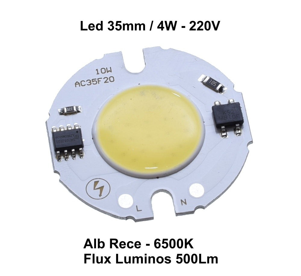 Led Cob 35mm, Putere 4W - 220V - Frize