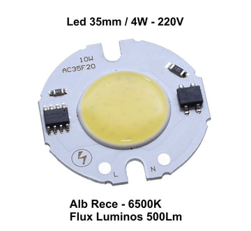 Led Cob 35mm, Putere 4W - 220V - Frize