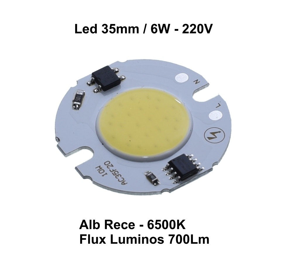 Led Cob 35mm, Putere 6W - 220V - Frize