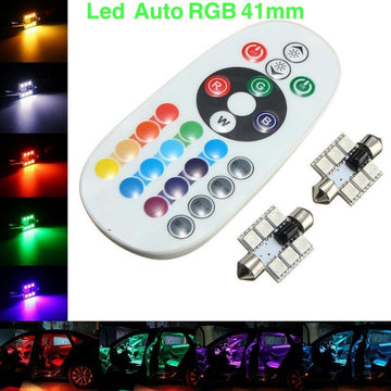 Led RGB Auto 41 mm cu Telecomanda - Frize