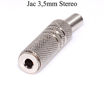 Mufa Jack 3,5 Mama Stereo Metalic - Frize