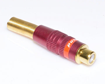 Mufa RCA Mama Gold-Rosu cu Arc - Frize