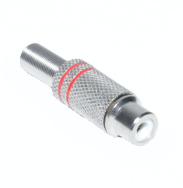 Mufa RCA Metal Mama Rosu - Frize