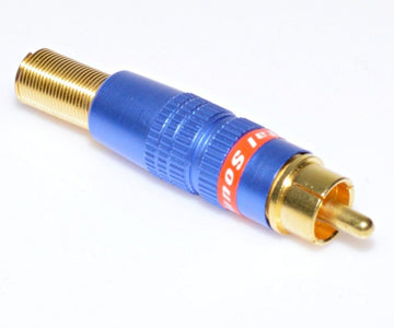 Mufa RCA Tata Gold-Albastru cu Arc - Frize