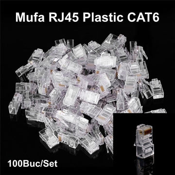 Mufa UTP Plastic CAT6 100b/set - Frize