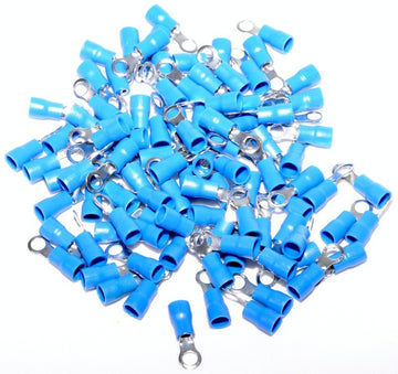 Papuc Electric Izolat Albastru tip Inel ø 4mm ,100B/Set - Frize