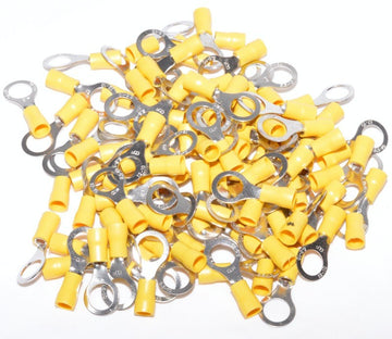 Papuc Electric Izolat Galben tip Inel ø10mm ,100B/Set - Frize