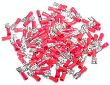 Papuc Electric Rosu Mama 6,3mm ,100buc/set - Frize