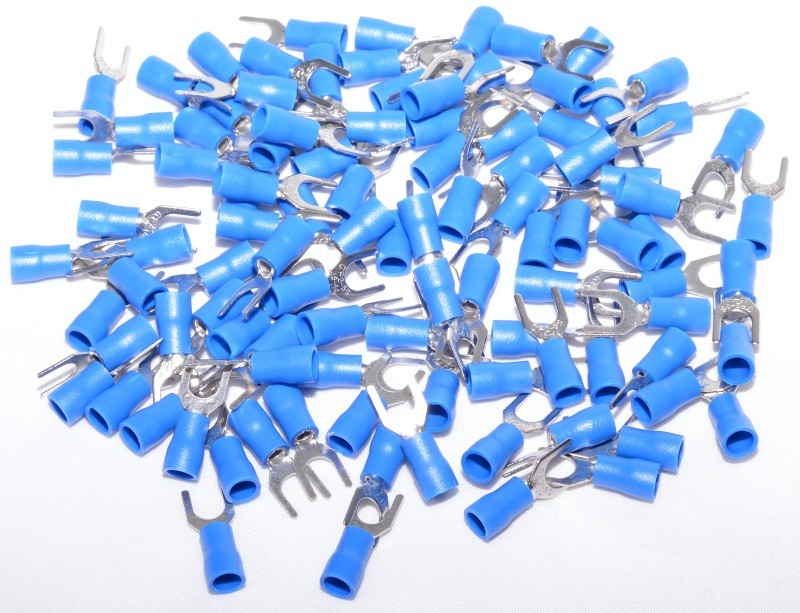 Papuc Electric tip Furca ø 5mm Albastru ,100B/Set - Frize