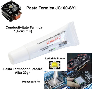 Pasta Termoconductoare JC100-SY20 / Alba 20gr - Frize