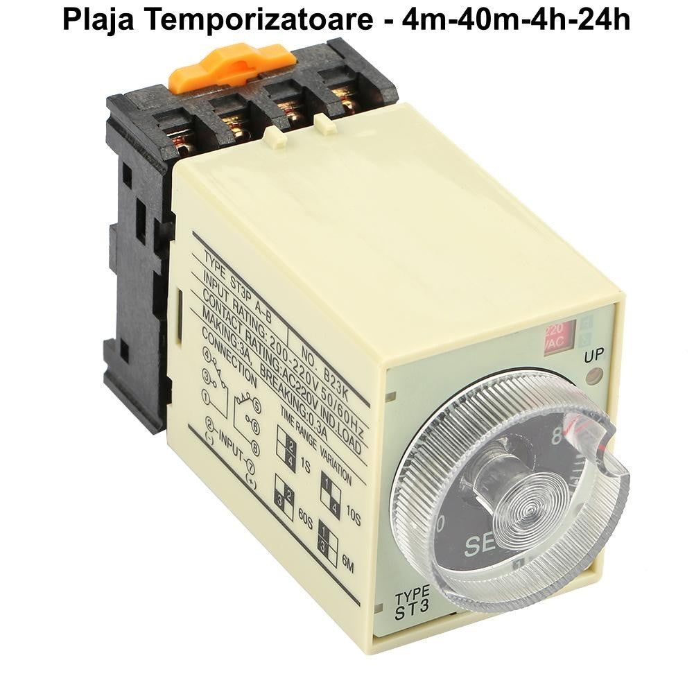 Releu de Timp (Temporizator Mecanic) 4m-40m-4h-24h - Frize