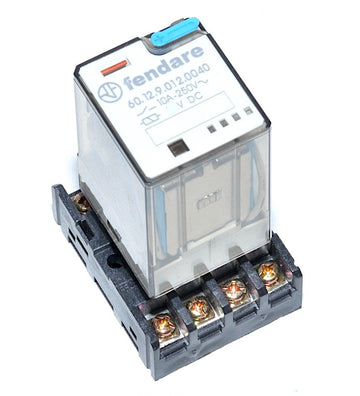 Releu Industrial 24V–DC/8P cu soclu - Frize