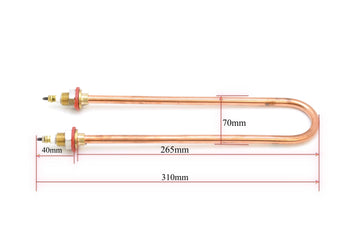 Rezistenta Tip U din Cupru 2000W - Frize