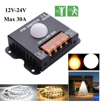 Senzor PIR-30 Comutator Miscare 12V-24V/30A - Frize
