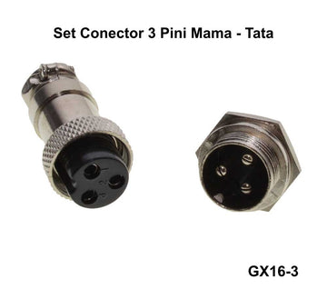 Set Conector Tip Aviator 3 Pini - Frize