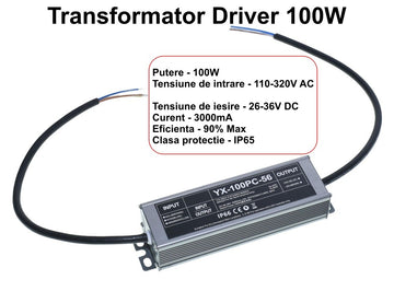 Transformator Driver 100W pentru Led 26-36V - Frize