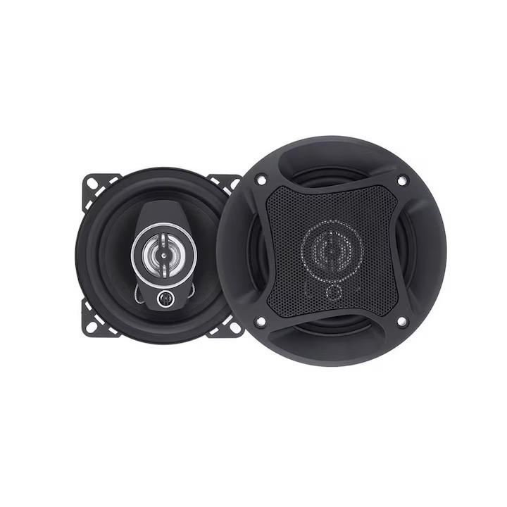 Set Difuzoare Auto 16cm cu Putere Muzicală de 250W și Impedanță de 4 Ohmi – Difuzoare Negre pentru Îmbunătățirea Sunetului în Mașină