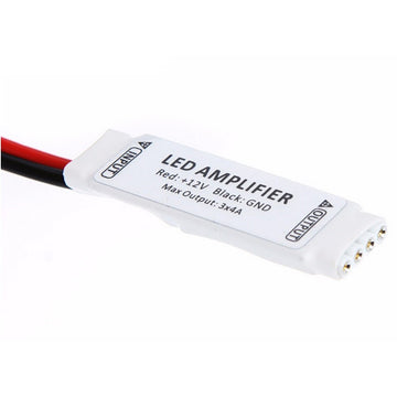 RGB LED лента мини-усилвател, 12V, 72W, 6A