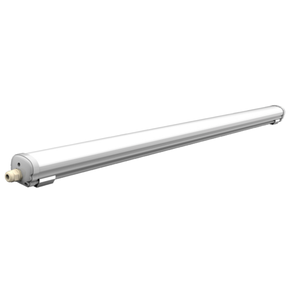 IP65 LED тяло, 36W = 72W, 6500K, студена светлина, 1200mm