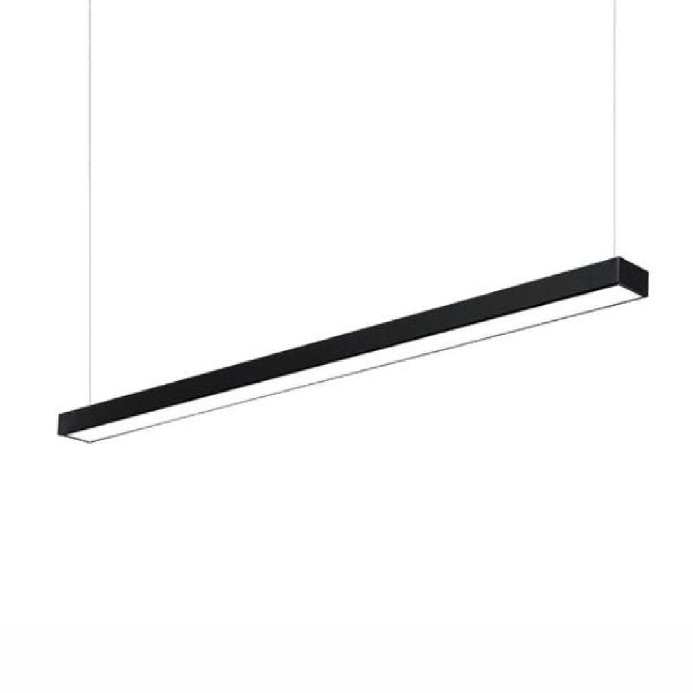 Corp LED Liniar 40W 120cm cu Lumina Albă Rece 5000K – Iluminat Negru pentru Birouri, Spații Comerciale sau Locuințe