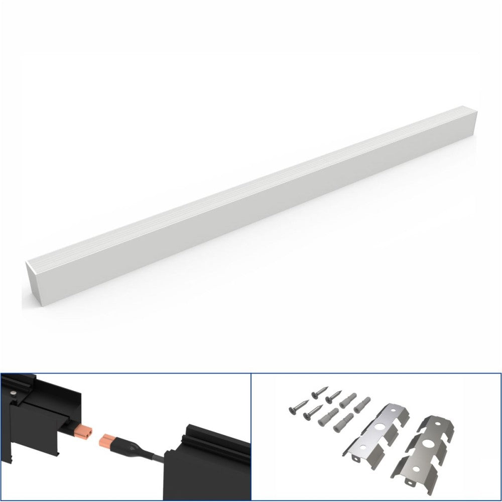 Corp LED Liniar Interconectabil 20W 5000K Alb – Iluminat Eficient pentru Birou, Spații Comerciale sau Locuințe