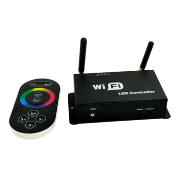 RGB WI-FI безжичен контролер за LED лента, 192 W + дистанционно управление