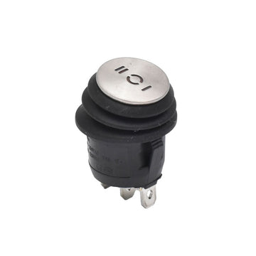 Buton Rotund din Inox 6A-3P 20x33mm – Comutator Durabil pentru Utilizare Industrială și Rezidențială