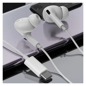 Căști Audio Dual Bass EP-757 cu Conector Tip C și Fir – Căști pentru Muzică cu Sunet Clar și Bass Profund