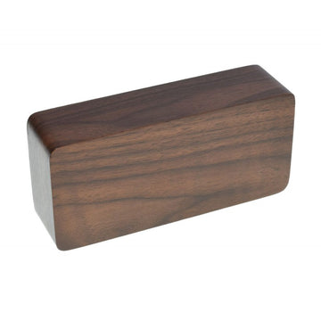 Clock 1299 Brown wood and Red LED, 15x7x4cm