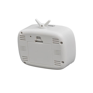 Ceas Digital Retro GH-180 Alb cu Design TV – Afișaj Mare pentru Birou sau Spații Comerciale