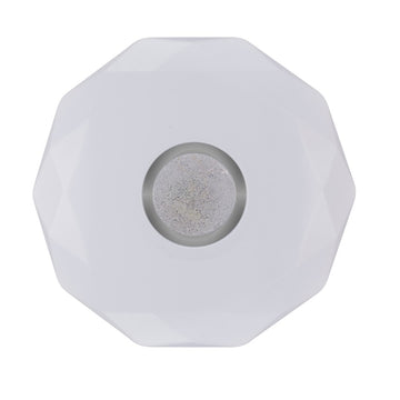 Диамантен LED плафон с декоративен пръстен, Ø400, 24W, 1680Lm, 6500k