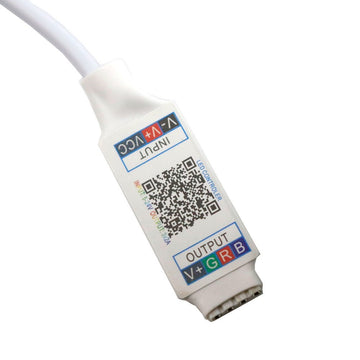 Мини-контролер Bluetooth RGB LED лента, 12V, 72W, 6A