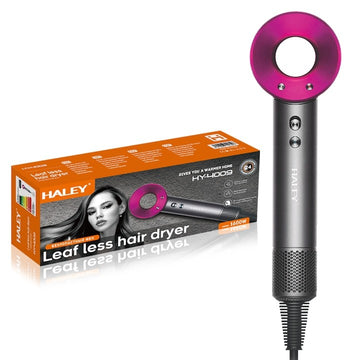 Uscător de Păr Profesional HALEY HY-4009 cu Putere de 1600W, Tehnologie cu Ionizare și Control Avansat al Temperaturii – Funcționare Silențioasă pentru Îngrijire Optimală
