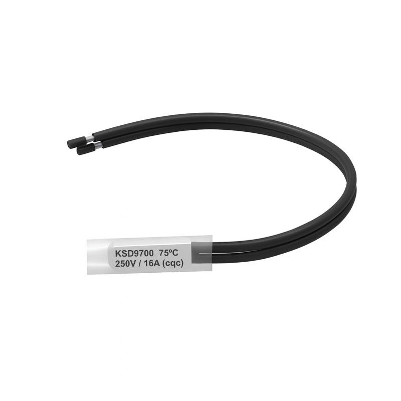 Termostat Temperatura 75˚C Bimetal KSD9700 NC, 250/16A