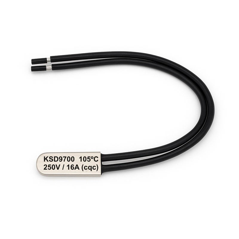Termostat Temperatura 105˚C Bimetal KSD9700 NC, 250/16A