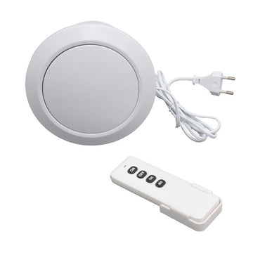 Ventilator Rotund de Baie A125, 15W, Clapetă Automată, Telecomandă Programatoare, IPX2