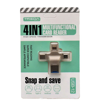 Cititor de Carduri 4 în 1 USB-12, Transfer Rapid