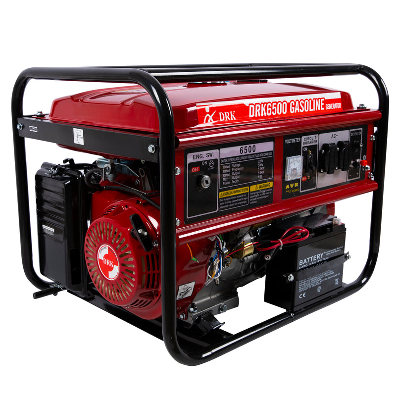 Generator Electric 5500W cu 7.5CP și AVR – Soluție Fiabilă pentru Alimentare de Urgență în Locuințe sau Pe Șantier