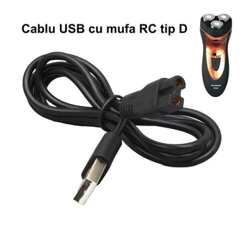 Cablu USB RC Tip D pentru Mașina de Tuns Ras TXD12