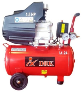 Compresor Aer 24L 1.1KW (1.5CP) – Echipament Profesional pentru Ateliere, Găuri și Vopsitorii