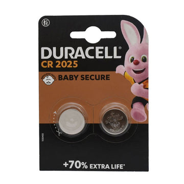 Baterie Duracell LI-ION 3V CR2025, Set 2 Bucăți