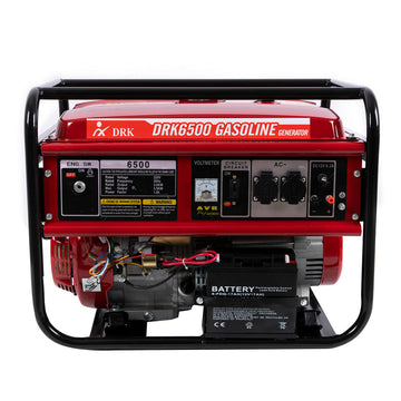 Generator Electric 5500W cu 7.5CP și AVR – Soluție Fiabilă pentru Alimentare de Urgență în Locuințe sau Pe Șantier