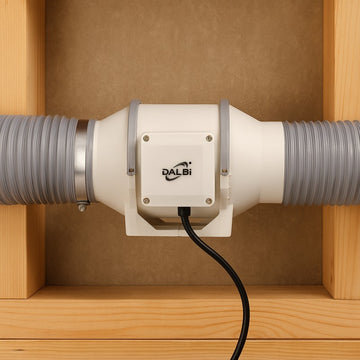 Ventilator Profesional pentru Tubulatură HZ-100, 30W, Debit 220m3/h, Ø100mm