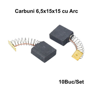 Perii Colectoare Carbuni 6, 5x15x15, 10 Seturi/Pungă