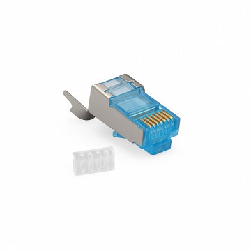 Mufa RJ45 S/FTP CAT 7 Albastru, Ecranare Metalică, 50 Buc/Set