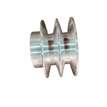 Fulie Motor Dublă cu 6 Caneluri, Dimensiuni 80mm-25mm – Piesă de Schimb pentru Sisteme Mecanice și Transmisii